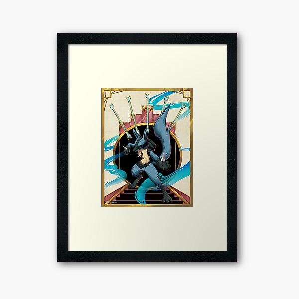 Aura and Bone Rush Framed Art Print