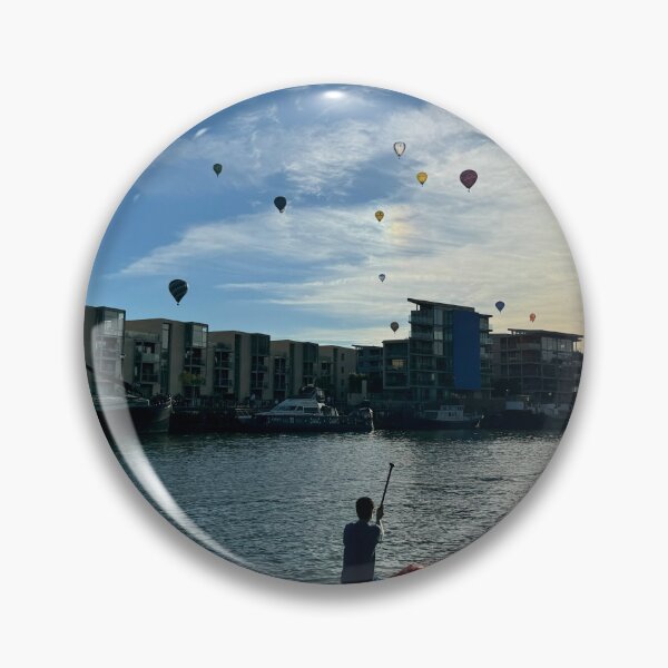 Item preview, Bristol Balloon Fiesta 2024 – Sunset Silhouettes over Harbour designed and sold by Avona Reflections.