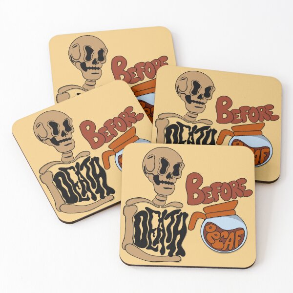 Item preview, Death Before Decaf designed and sold by Fishstickboys.