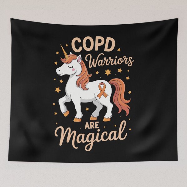 Item preview, COPD Warriors Are Magical COPD Awareness designed and sold by aidenpier.