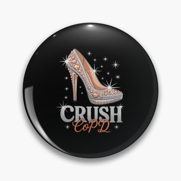 Item preview, Crush COPD Twinkle Ribbon Support designed and sold by aidenpier.