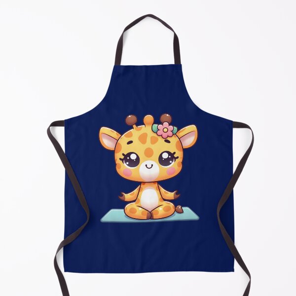 Item preview, Cute Cartoon Giraffe in Yoga Pose designed and sold by ArtistEmbrace.
