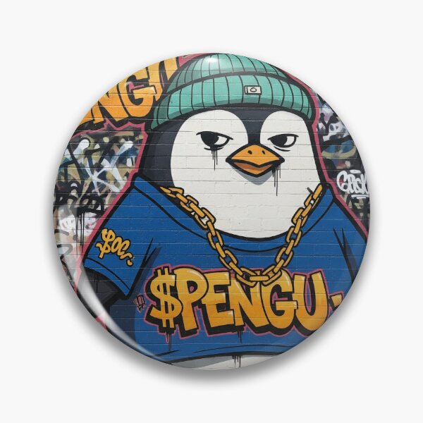 Artikelvorschau, PENGU Crypto Meme Coin Pinguin Kryptowährung Design entworfen und verkauft von CryptoThreads4 You.