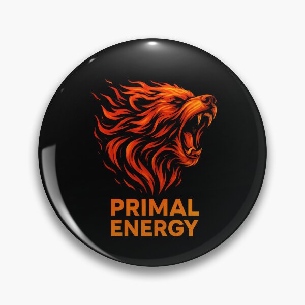 Item preview, Primal Energy Bear – Fiery Abstract Design designed and sold by jolille.