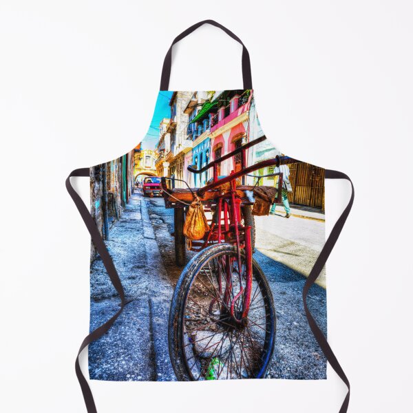 Item preview, Colorful Cuban Street with Old Red Tricycle designed and sold by Paul Thompson Photography.