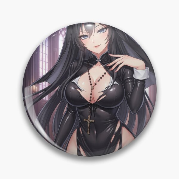 Item preview, Forbidden Nun Waifu – Fetish Latex Anime Girl Gothic Halloween designed and sold by GerwantSHOP.