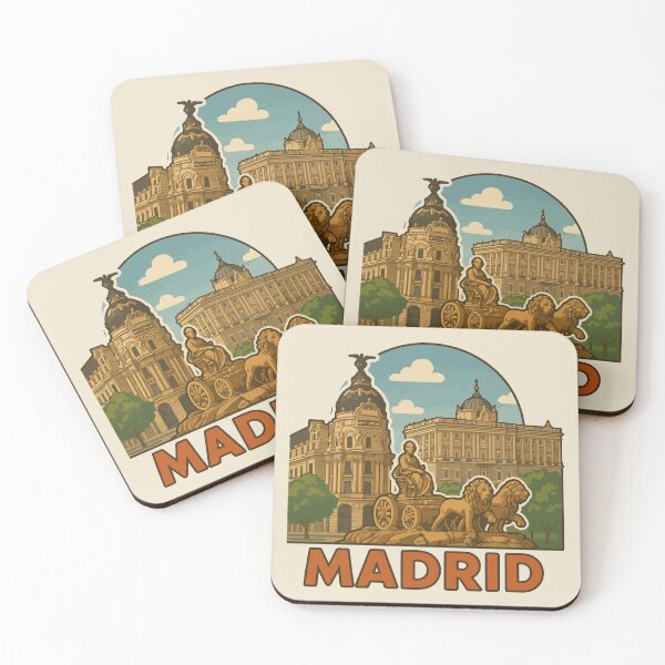 Item preview, Madrid Travel Souvenir Sticker designed and sold by rogue-design.