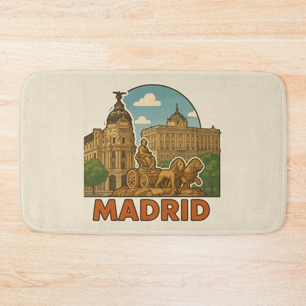 Item preview, Madrid Travel Souvenir Sticker designed and sold by rogue-design.