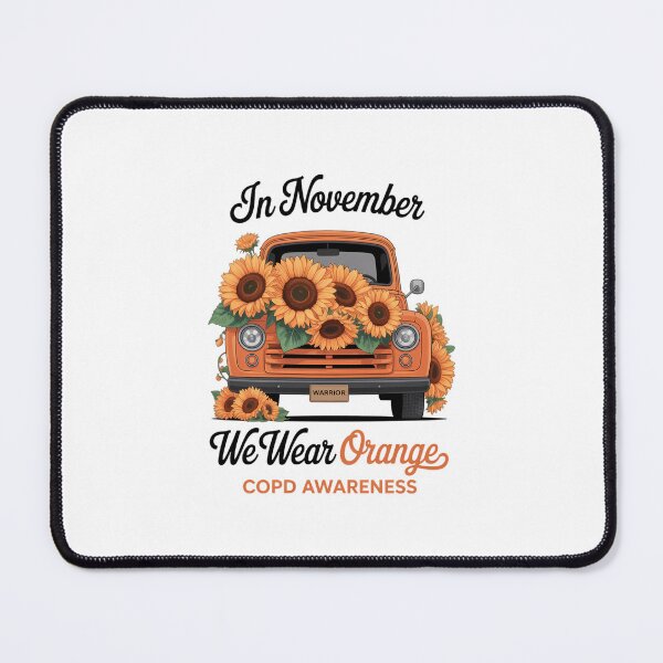 Item preview, Gnome In November We Wear Orange Ribbon COPD Awareness designed and sold by aidenpier.