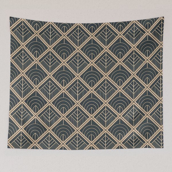 Item preview, Black and silver modern pattern designed and sold by trendspatterns.