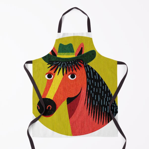 Item preview, Howdy Neigh-bor! Cowboy Horse with a Hat and a Smile designed and sold by ForeverPrintsOK.