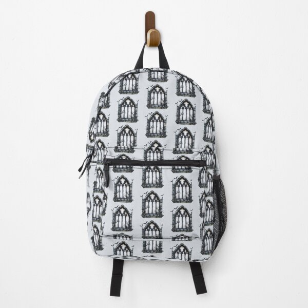 Item preview, Creepy Gothic window with bats designed and sold by FatBirdie.