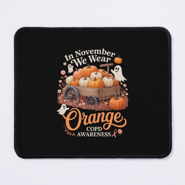 Item preview, In November We Wear Ghosts Pumpkin COPD Awareness designed and sold by aidenpier.