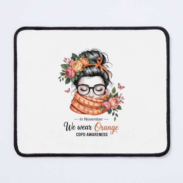 Item preview, In November We Wear Orange Messy Bun COPD Awareness designed and sold by aidenpier.