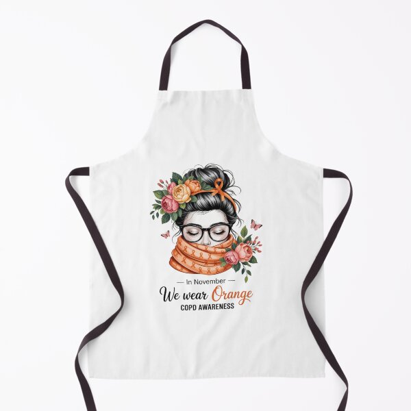 Item preview, In November We Wear Orange Messy Bun COPD Awareness designed and sold by aidenpier.