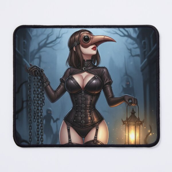 Item preview, Plague Doctor Waifu – Anime Girl Gothic Halloween Mask designed and sold by GerwantSHOP.