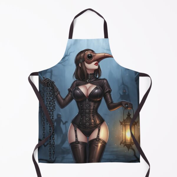 Item preview, Plague Doctor Waifu – Anime Girl Gothic Halloween Mask designed and sold by GerwantSHOP.