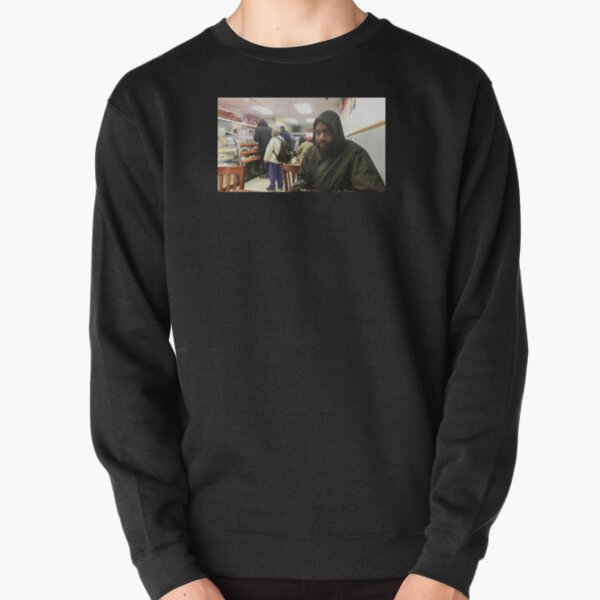 MC Ride sat at Subway Pullover Sweatshirt