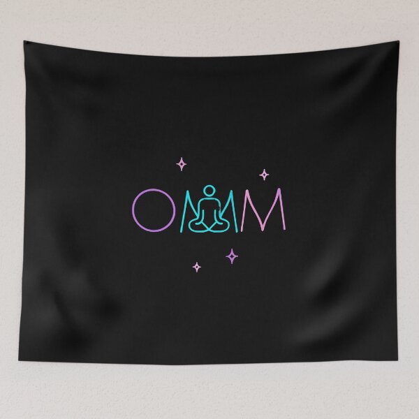 Item preview, Neon OMMM Yoga Design – Meditation Glow Aesthetic for Mindful Souls designed and sold by Furr-n-Purr.