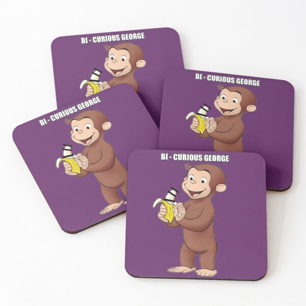 Item preview, Bi-curious George  designed and sold by PendantsRS.