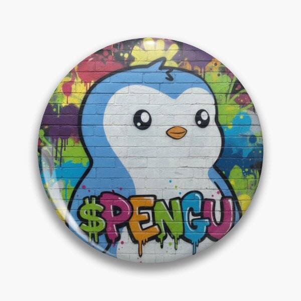 Artikelvorschau, PENGU Crypto Meme Coin Pudgy Kryptowährungsdesign entworfen und verkauft von CryptoThreads4 You.
