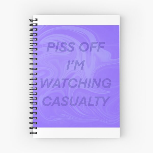 Item preview, Purple Swirl Marble Effect Piss Off I’m Watching Casualty  designed and sold by Rebeccasummerx.