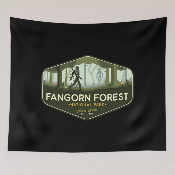 Item preview, Fangorn Forest National Park - Home Of The Ent Trees designed and sold by IsaacMaillet.