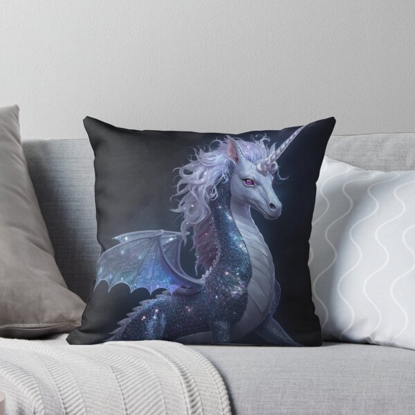 Item preview, Fantasy Unicorn Creature Scaly Mythical Winged Art designed and sold by PEC-Studio.