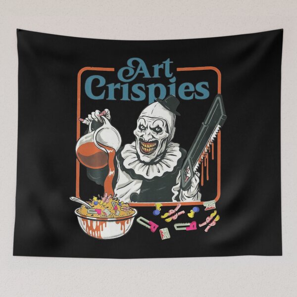 Item preview, Art Crispies Horror Creepy Circus Scary Clown Halloween designed and sold by chung2525.