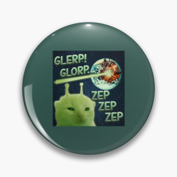 Item preview, Glorp Funny Alien Cat Brainrot Meme designed and sold by PendantsRS.