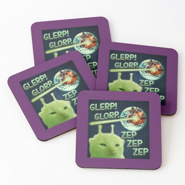 Item preview, Glorp Funny Alien Cat Brainrot Meme designed and sold by PendantsRS.