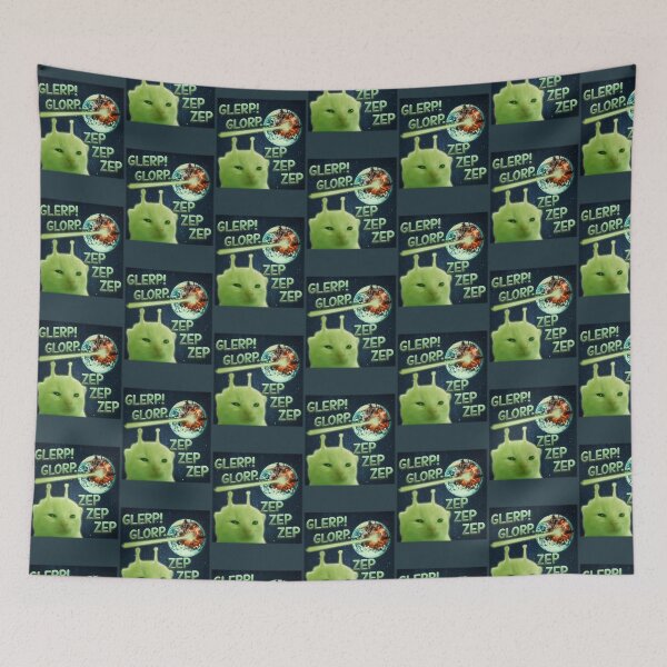Item preview, Glorp Funny Alien Cat Brainrot Meme designed and sold by PendantsRS.