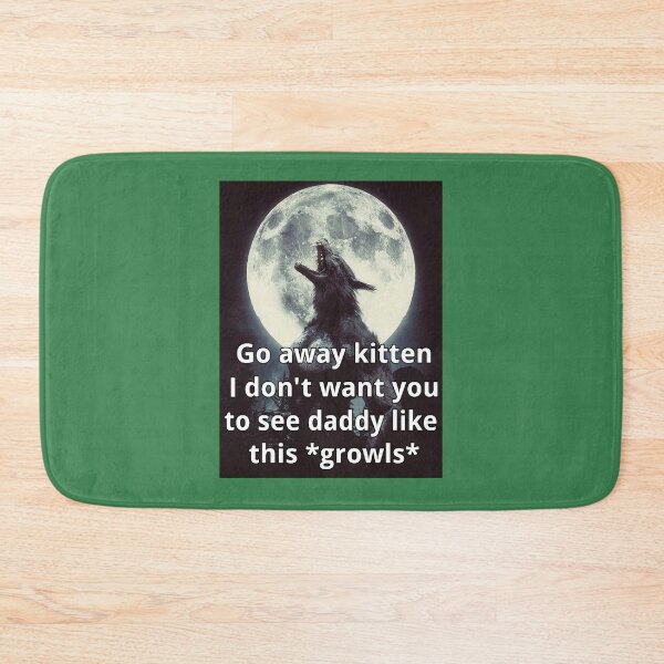 Item preview, Go Away Kitten Alpha Werewolf Ironic designed and sold by PendantsRS.
