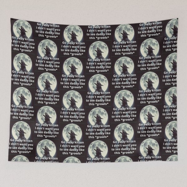 Item preview, Go Away Kitten Alpha Werewolf Ironic designed and sold by PendantsRS.