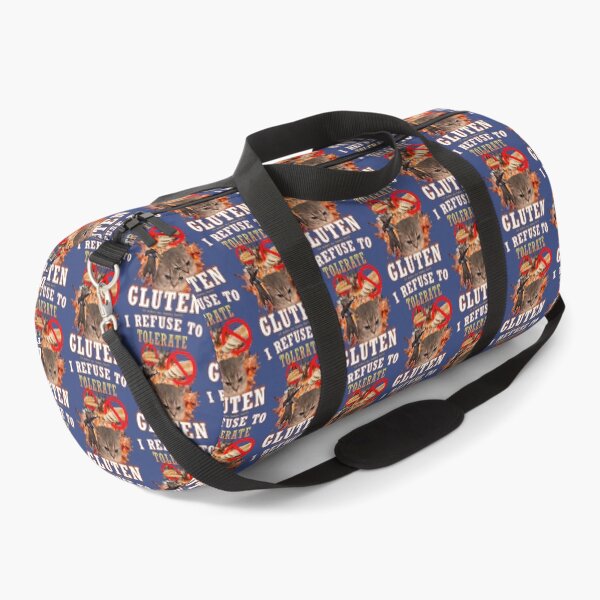 Item preview, I Refuse to Tolerate Gluten Funny Cat Meme designed and sold by PendantsRS.