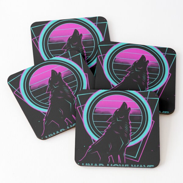 Item preview, Lunar Howl Wave- Retro Wave designed and sold by Too Kool Designing .