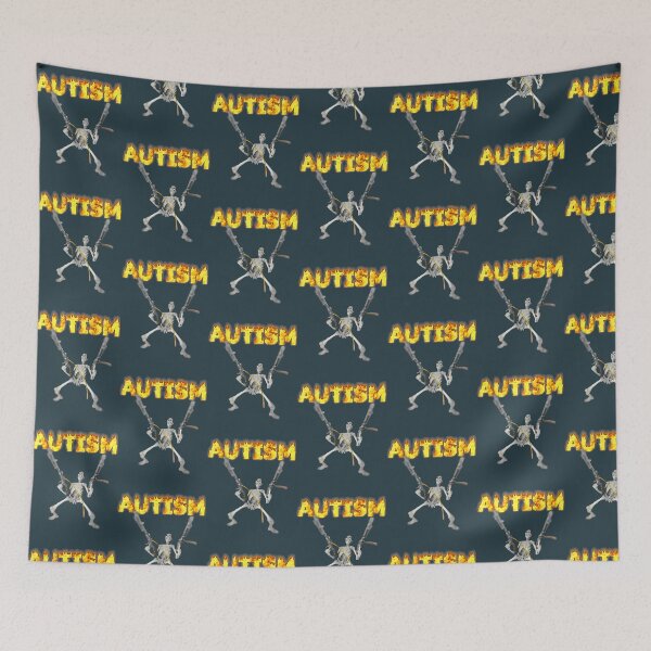 Item preview, Autism Skeleton Oddly Specific Thanks designed and sold by PendantsRS.