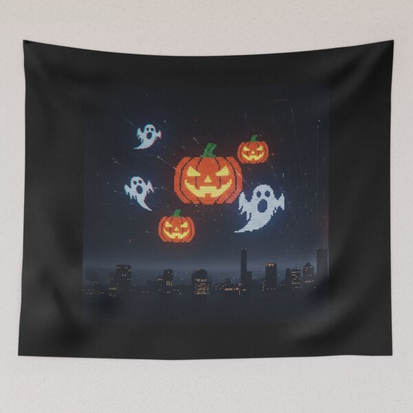 Item preview, Halloween in a pixel style! designed and sold by Studio Yvonne .