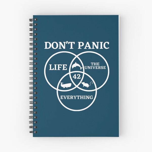 Item preview, Answer to Life Universe and Everything Don_t Panic designed and sold by Manhashumat.