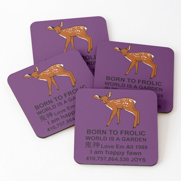 Item preview, Born To Frolic - Meme, Cute Fawn, Oddly Specific designed and sold by PendantsRS.