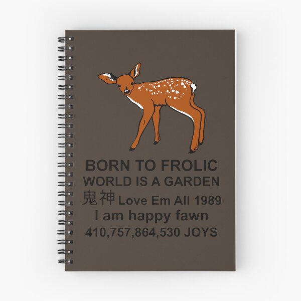 Item preview, Born To Frolic - Meme, Cute Fawn, Oddly Specific designed and sold by PendantsRS.