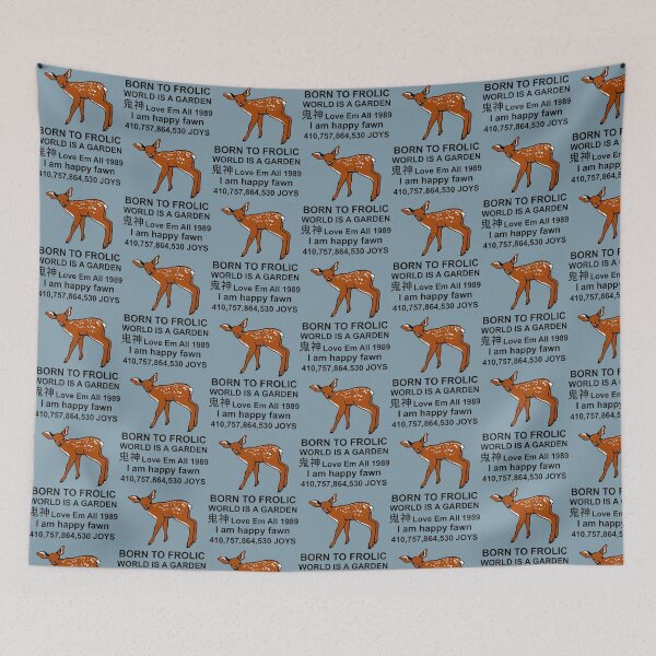 Item preview, Born To Frolic - Meme, Cute Fawn, Oddly Specific designed and sold by PendantsRS.