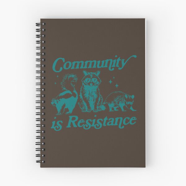 Item preview, Community is Resistance Shirt, Vintage 90s Anarchist Shirt, Left Political Shirt, Funny Raccoon Meme designed and sold by PendantsRS.
