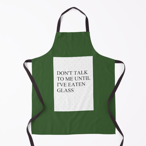 Item preview, Don_t talk to me until I_ve eaten glass designed and sold by PendantsRS.