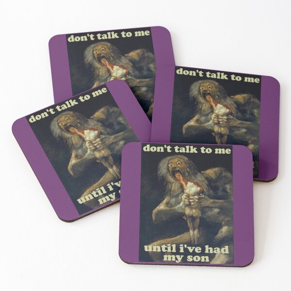 Item preview, Don_t Talk To Me Until I_ve Had My Son - Saturn Devouring His Son designed and sold by PendantsRS.