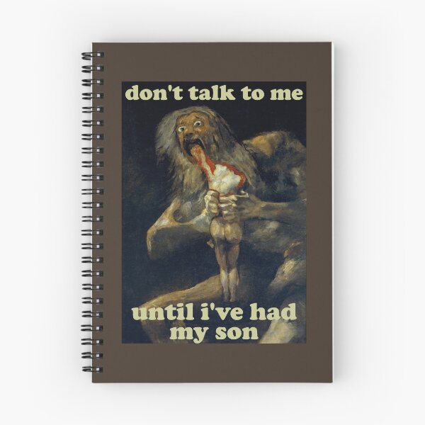 Item preview, Don_t Talk To Me Until I_ve Had My Son - Saturn Devouring His Son designed and sold by PendantsRS.