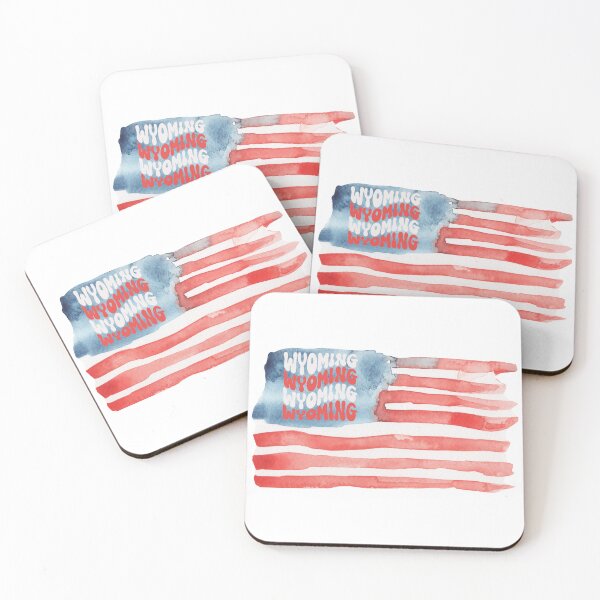 Item preview, Wyoming American Flag designed and sold by thepizzafan910.