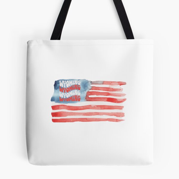 Item preview, Wyoming American Flag designed and sold by thepizzafan910.
