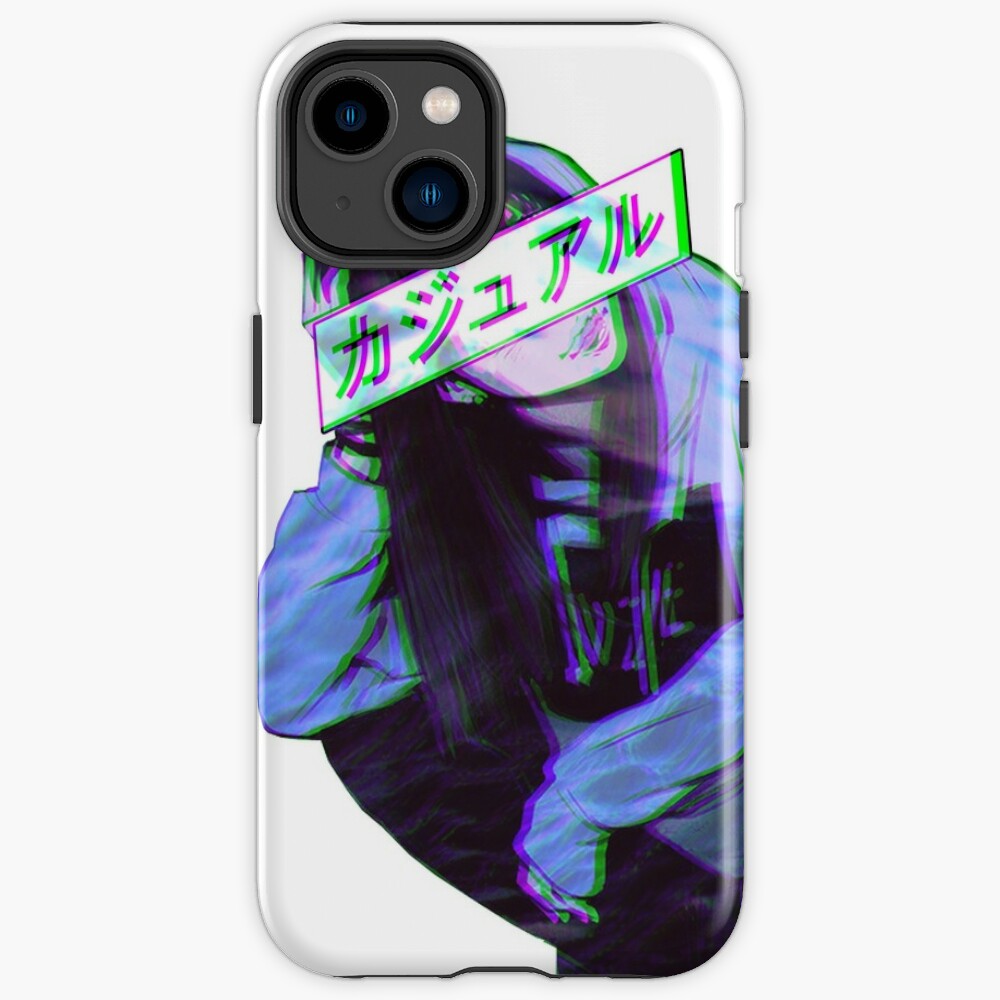 Disover COMFORTABLE - SAD JAPANESE ANIME AESTHETIC | iPhone Case