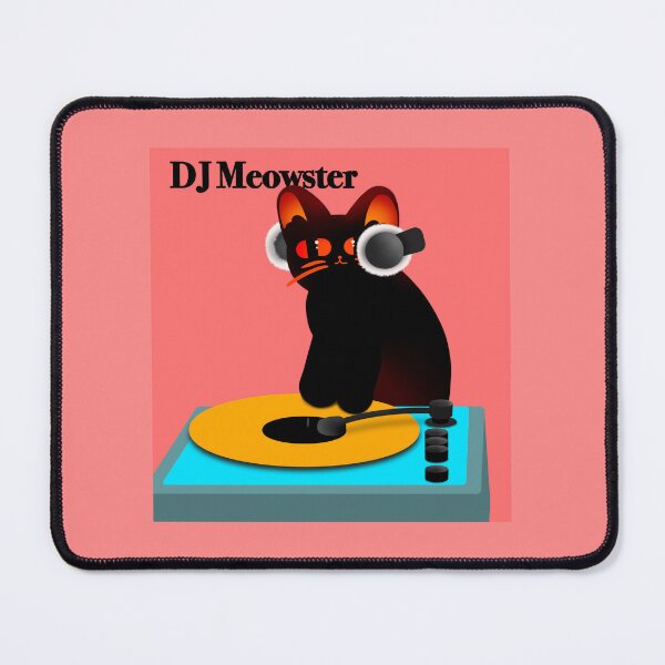 Item preview, DJ Meowster – Cool Cat on the Turntable designed and sold by Lil’ Ember Eyes.
